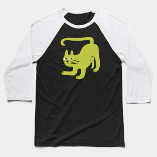 Big Yellow Cat (No Background) Baseball T-Shirt